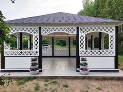 Квадратная беседка БОЛЬШАЯ АЗИЯ, фото 6 Квадратная беседка БОЛЬШАЯ АЗИЯ, фото 6