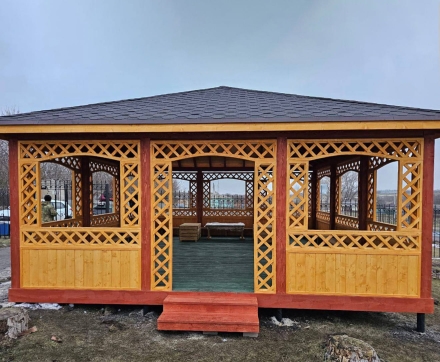 Квадратная беседка БОЛЬШАЯ АЗИЯ, фото 2