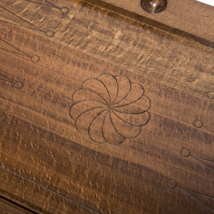 Нарды резные "Красная площадь" с ручкой 60, Haleyan, фото 2