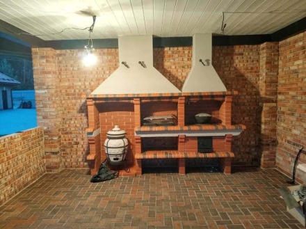 Печь Аристократ 832 Прямоугольный кирпич красный с коричневым, фото 4