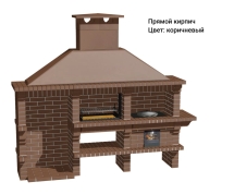 Печь Аристократ 832 Прямоугольный кирпич красный с коричневым Печь Аристократ 832 Прямоугольный кирпич красный с коричневым