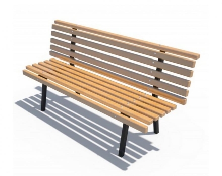 Скамья со спинкой ДХО 06190, фото 1