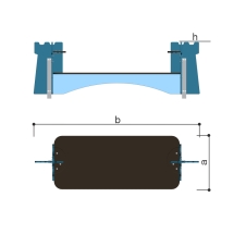 Скамейка Romana 057.55.00 двусторонняя для улицы Скамейка Romana 057.55.00 двусторонняя для улицы