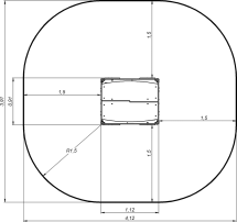 Игровой макет Вагон ДС003 для детской площадки