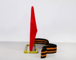 Топиари композиция Звезда с георгиевской лентой - газон Eco, фото 3