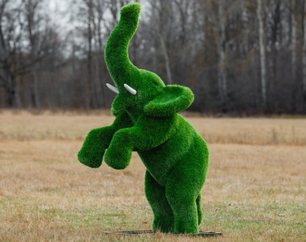 Топиари Слоник на дыбах газон Deluxe, фото 9