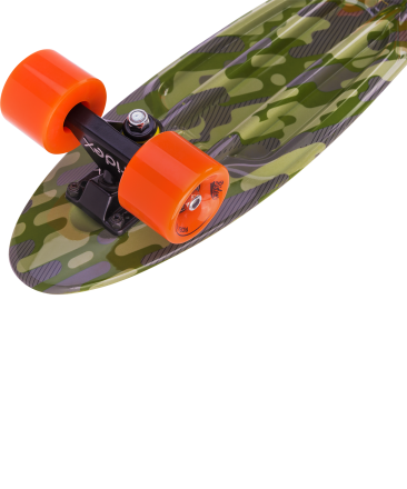 Круизер пластиковый Camo, 22&#039;&#039;x6&#039;&#039;, ABEC-9, фото 3