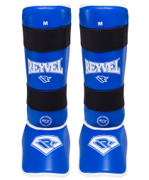 Защита голень-стопа RV- 511, к/з, синяя, фото 1 Защита голень-стопа RV- 511, к/з, синяя, фото 1