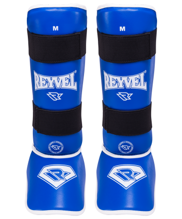 Защита голень-стопа RV- 511, к/з, синяя, фото 1