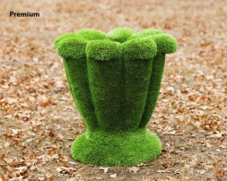 Топиари Вазон малый, 50 см - газон Premium, фото 1