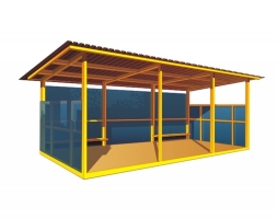 Теневой навес №2 24 м2