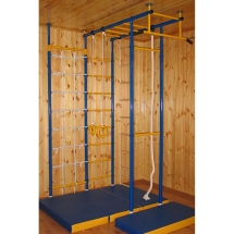 Детский спортивный комплекс Городок Babysport 4-х опорный с сеткой-1м. Детский спортивный комплекс Городок Babysport 4-х опорный с сеткой-1м.