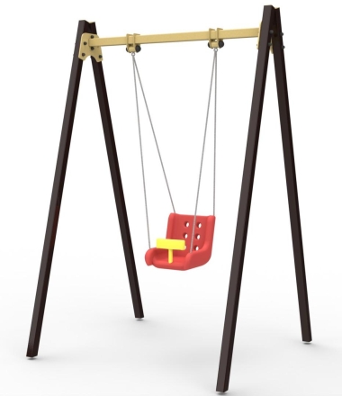 Качели АК с сидушкой со спинкой, фото 1