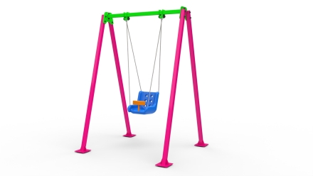 Качели АК с сидушкой со спинкой, фото 5