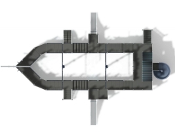 Детская игровая площадка Флагман (Лагуна) (винтовой скат) ДИК 2.03.3.03-12, фото 4