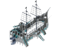 Детская игровая площадка Флагман (Лагуна) (винтовой скат) ДИК 2.03.3.03-12, фото 3
