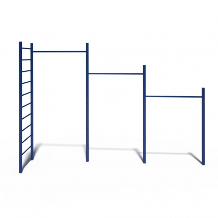 Лестница турник треухровневый Г-образный (К) СпортОкей, фото 1