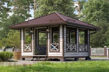 Квадратная беседка Коби Квадратная беседка Коби