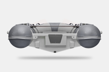 Gladiator RIB 380 AL Светло-темносерый моторная лодка ПВХ Жесткое дно (морской алюминий), киль, фото 6