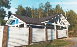 Навес для автомобилей с хозблоком СТАРВИЛЬ Базовая комплектация, фото 7