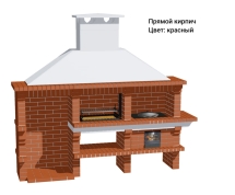 Печь Аристократ 832 Радиальный кирпич красный с коричневым Печь Аристократ 832 Радиальный кирпич красный с коричневым