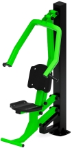 Жим от груди (зеленый) - Уличный тренажер - СТ 006-12.И1 Жим от груди (зеленый) - Уличный тренажер - СТ 006-12.И1