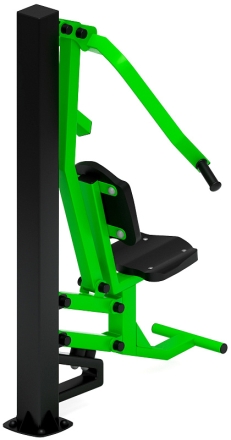 Жим от груди (зеленый) - Уличный тренажер - СТ 006-12.И1, фото 2