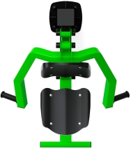 Жим от груди (зеленый) - Уличный тренажер - СТ 006-12.И1 Жим от груди (зеленый) - Уличный тренажер - СТ 006-12.И1