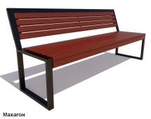 Скамейка парковая Вокзал, Сосна 1,8 м Скамейка парковая Вокзал, Сосна 1,8 м