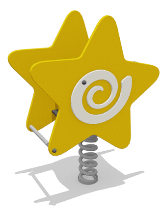 Качалка на 1 пружине Звезда ВСТ 4251 для детской площадки, фото 1