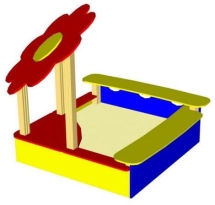 Песочница Цветок СКИ 043 для детской площадки Песочница Цветок СКИ 043 для детской площадки