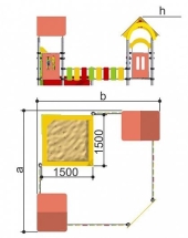 Песочный дворик Romana 109.05.00 для детской площадки