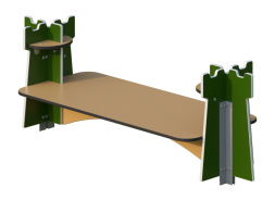 Скамейка Romana 057.55.10 без спинки для улицы