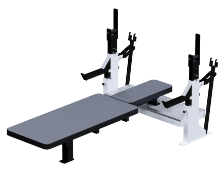 Скамья для жима лежа паралимпийская INVAR600, фото 1