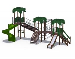 Детский игровой комплекс Джунгли Тарзан ДИО 02120, фото 1