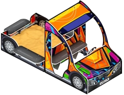 Песочница Грузовичек (маскарад) ИО 5.03.03-11, фото 2