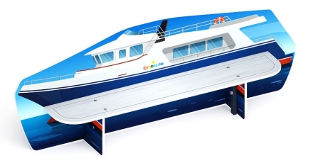 Яхта - Скамейка детская - МФ 41.03.02, фото 4