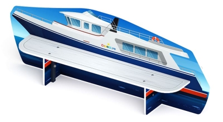 Яхта - Скамейка детская - МФ 41.03.02, фото 3