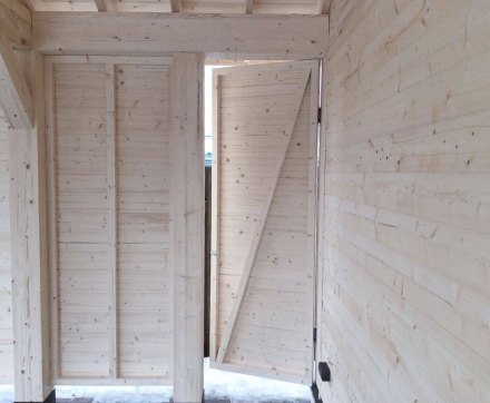 Навес для машин с хозблоком СКАГЕН Несущий каркас, фото 5