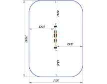 Игровое оборудование Счеты на металлических столбах ИО-11.4