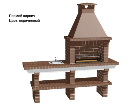 Печь Аристократ 704 Радиальный кирпич коричневый, фото 12