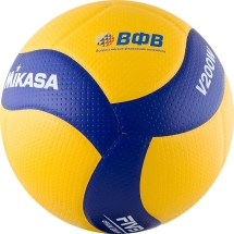Мяч волейбольный профессиональный &quot;MIKASA V200W&quot;, р. 5, оф. мяч FIVB и оф. мяч Кубка Мира 2019, желто-синий