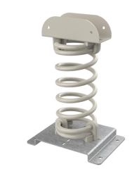 Качалка на пружине Construction machines Экскаватор с прицепом для детской площадки - Плоское крепление, фото 2 Качалка на пружине Construction machines Экскаватор с прицепом для детской площадки - Плоское крепление, фото 2