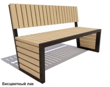 Скамейка парковая Аллея, Лиственница 1,8 м