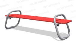 Скамейка Romana 057.56.00 без спинки для улицы, фото 3 Скамейка Romana 057.56.00 без спинки для улицы, фото 3