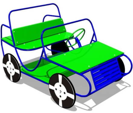 Игровой макет Джип ИМ001 для детских площадок, фото 1