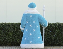 Топиари Дед Мороз с посохом - газон Eco Топиари Дед Мороз с посохом - газон Eco