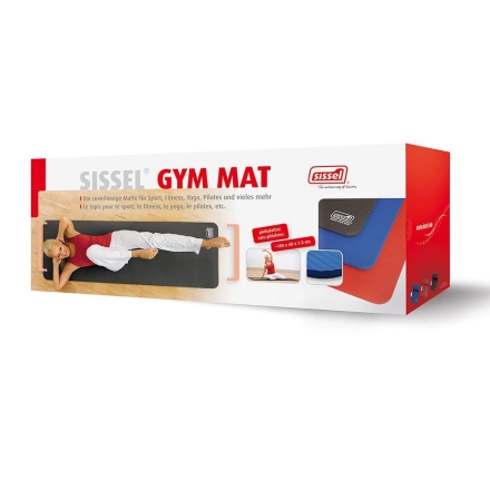 Гимнастический мат SISSEL Gym Mat 15 мм синий, фото 2