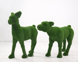 Топиари композиция олени Малыши - газон Deluxe Green, фото 2