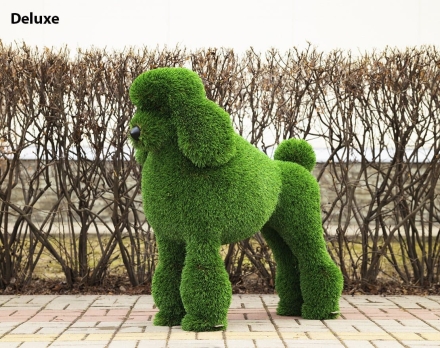 Топиари собака Пудель - газон Premium, фото 3